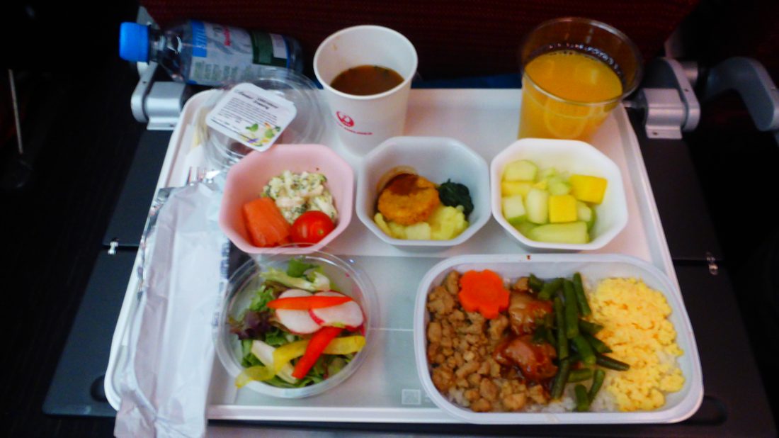 JAL機内食（帰国便）